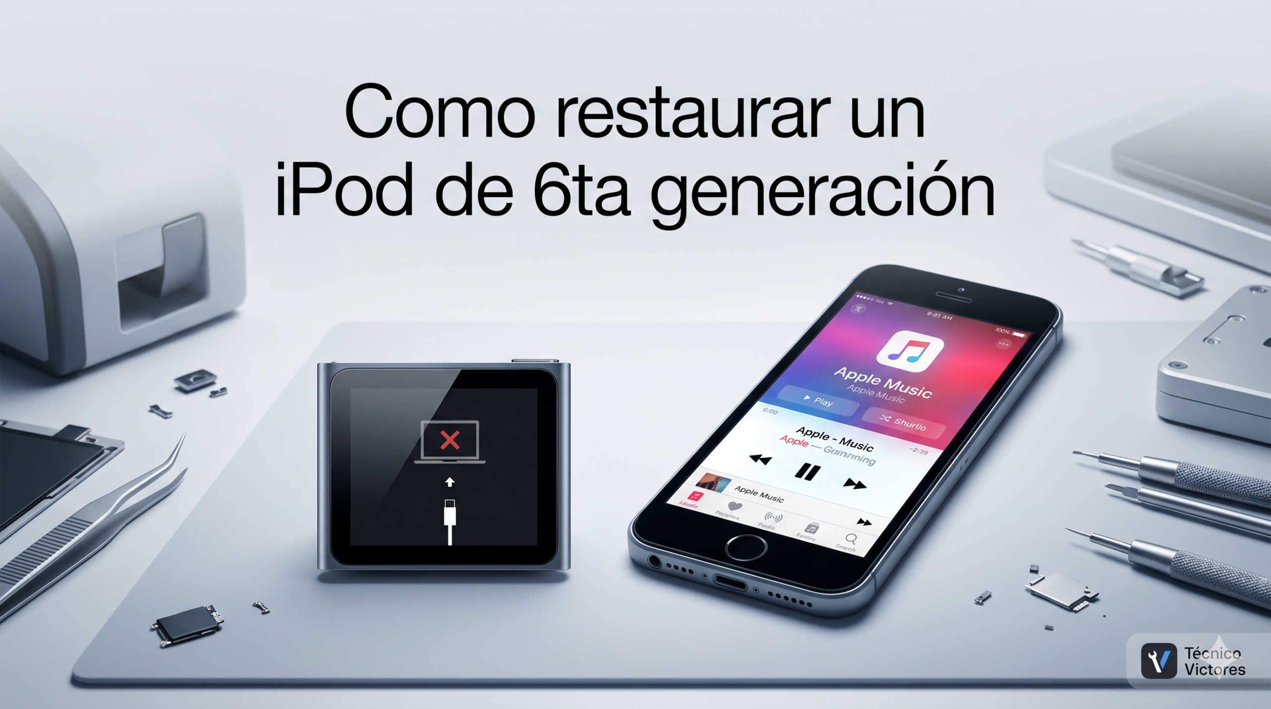 como recuperar o restaurar un iPod de 6ta generación