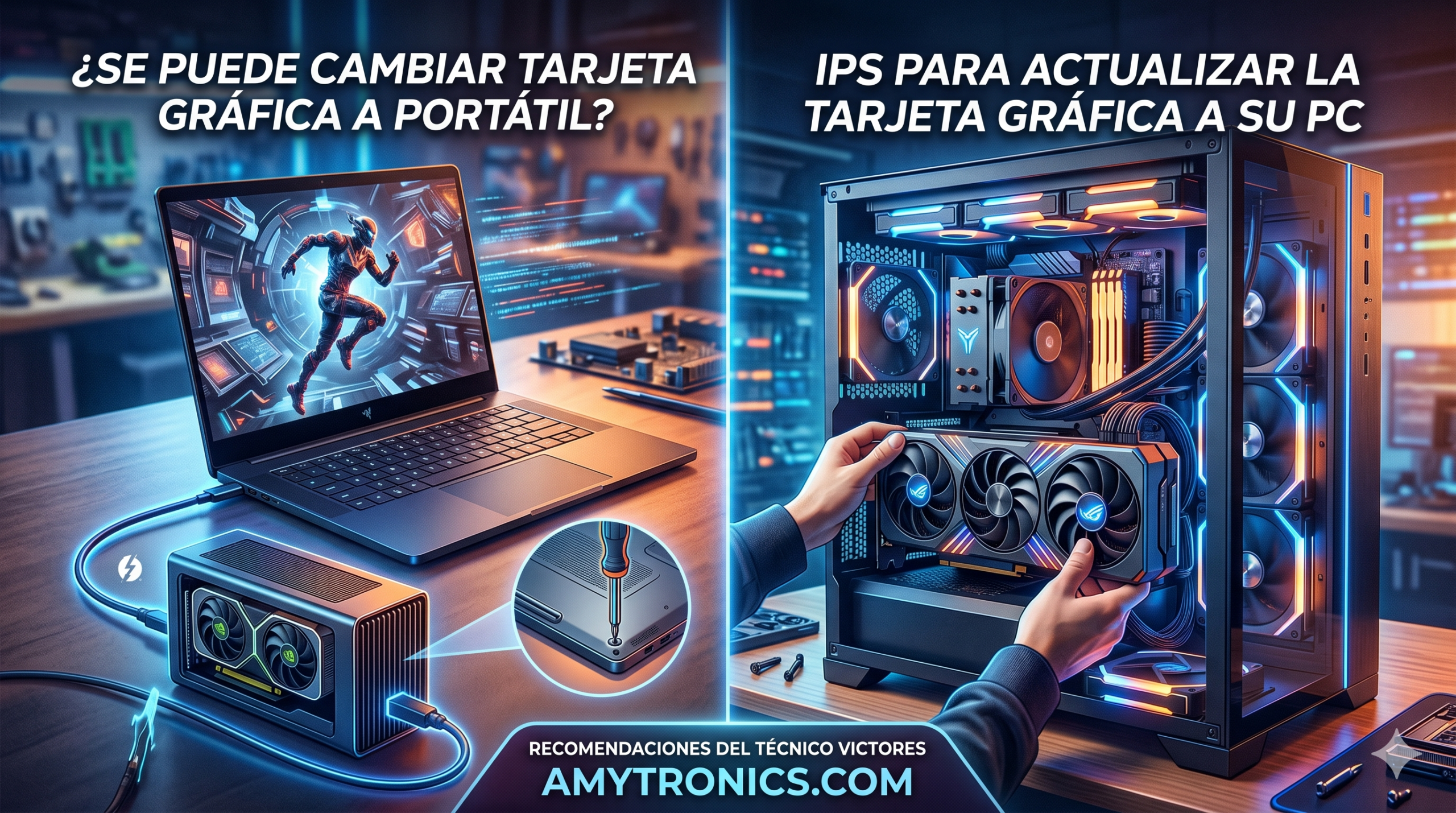 Tips para cambiar la tarjeta gráfica aun PC y también a u portátil