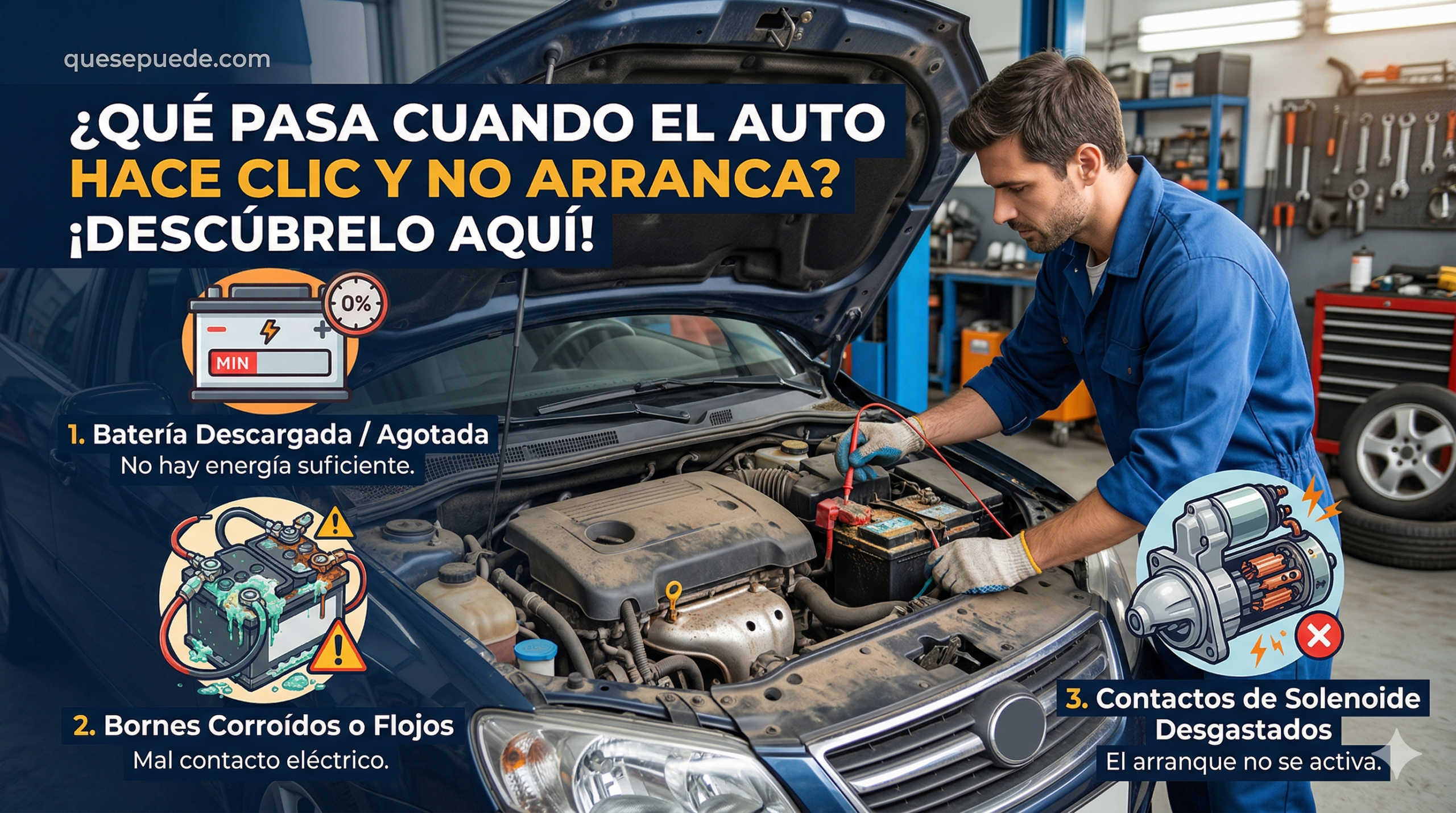 auto hace click y no arranca