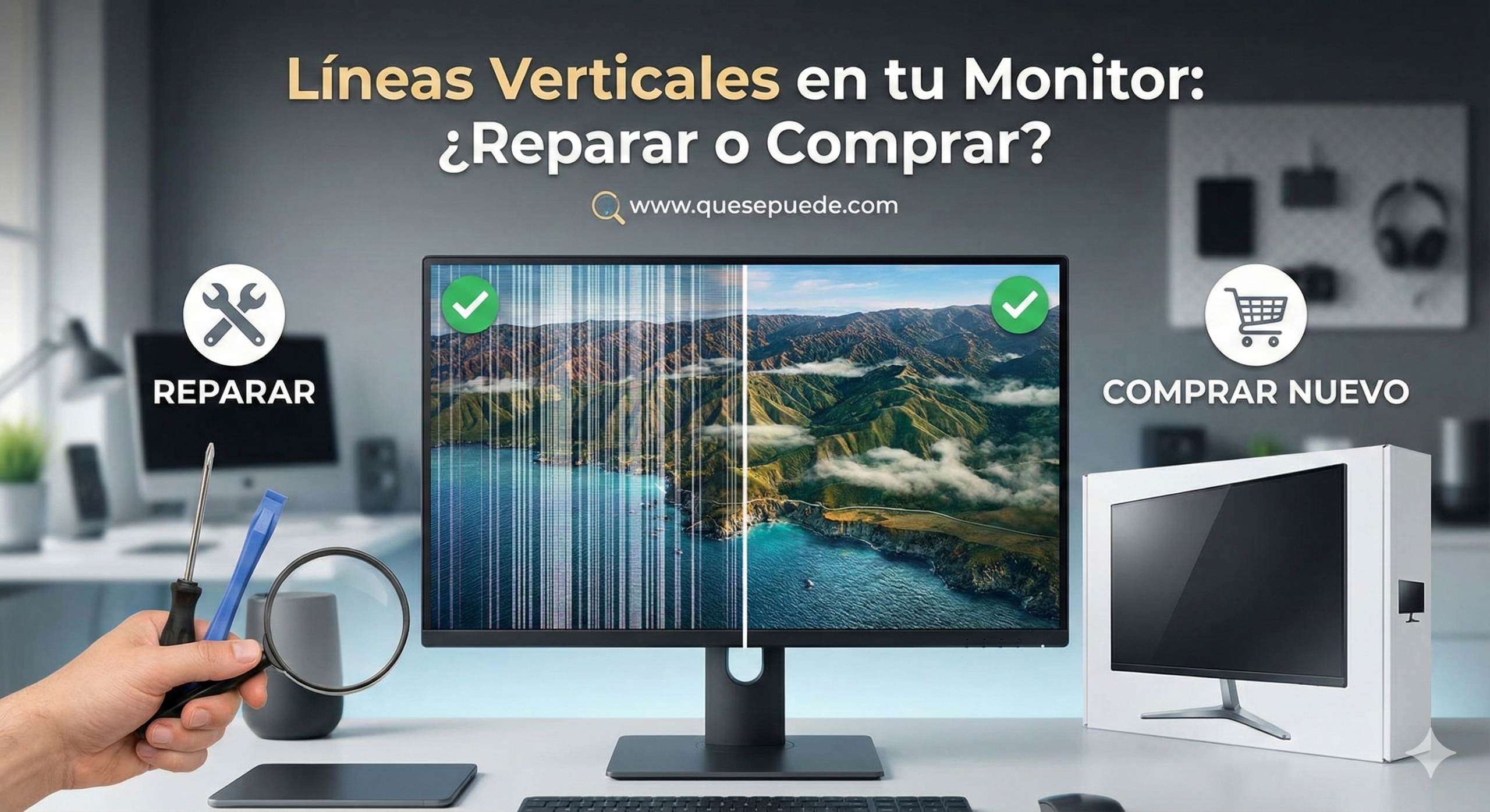 lineas verticales en pantalla de PC