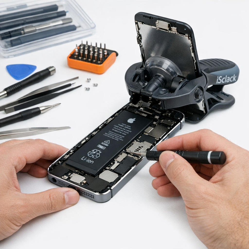 cómo abrir el abrir el iPhone 5S para cambiar la batería