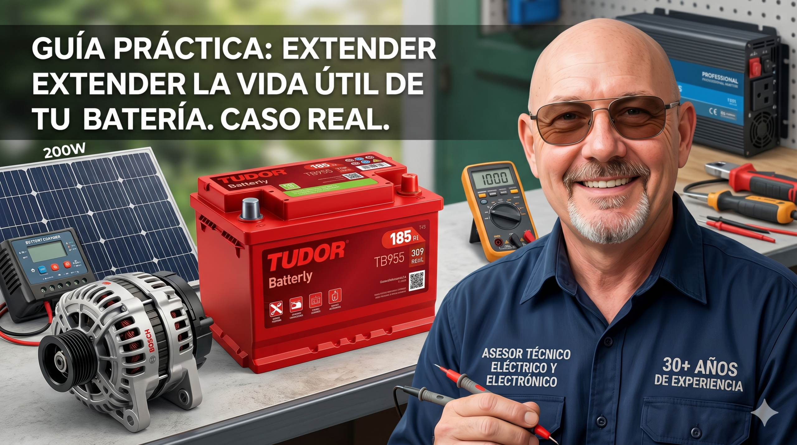 Alargar la vida útil de la batería del auto: Guía técnica y caso real