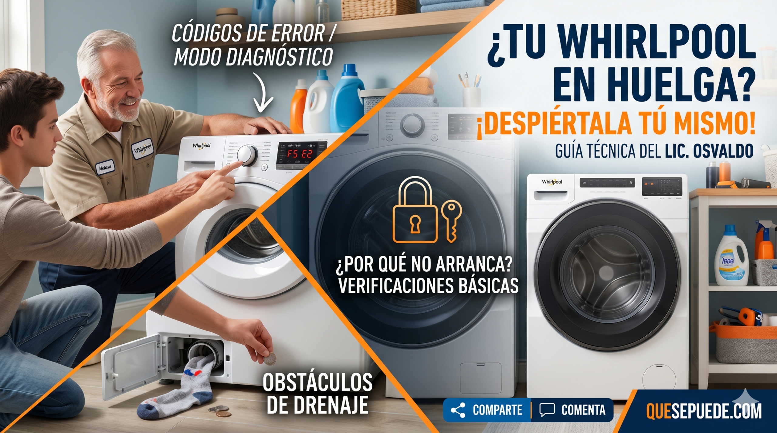 puedo arreglar lavadora whirlpool