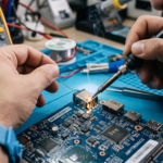 reparar el conector de carga del portatil