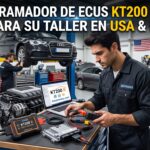 El programador de ECUs KT200 II es el ideal para su taller de electromecánica en Estados Unidos y España.